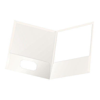 Oxford Fólder Laminado, Cubiertas , Bolsas Internas, Caja Con 25 Piezas, Color Blanco, Tamaño Carta 51704