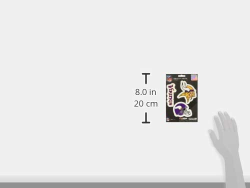 NFL Team Decal - Pack de 3, Púrpura