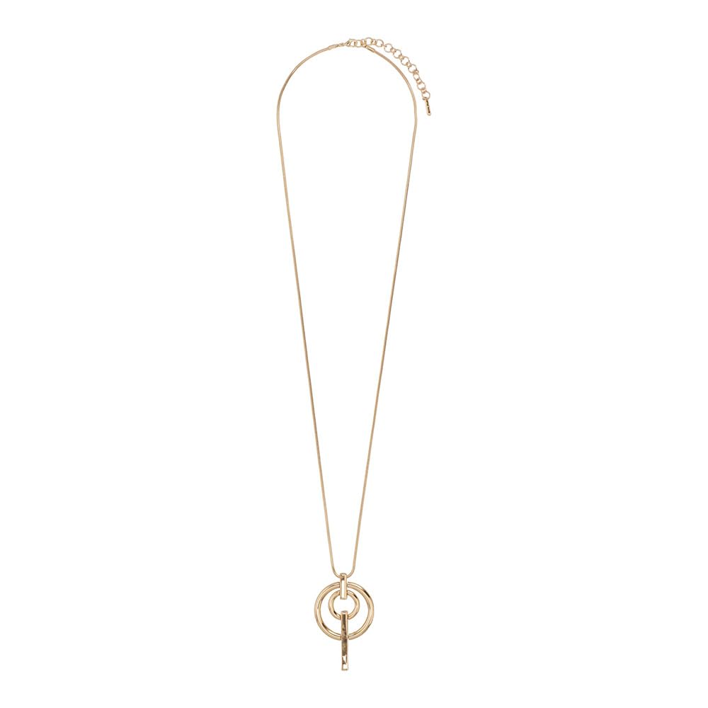 Nine West Collar Dorado Circular | Dorado, aleación de metales, cierre tipo familia golden toggles