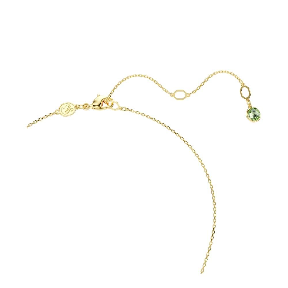 Swarovski Colgante Chroma, Talla cojin, Multicolor, Baño tono oro