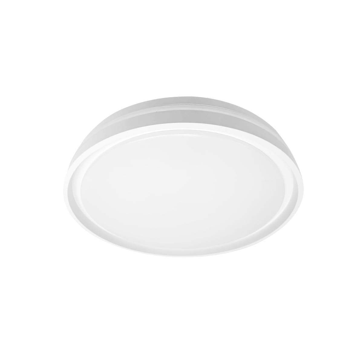 Tecnolite - Lámpara de Techo Plafón LED 40 W, Luz Blanca Ajustable con Aro de Luz, No atenuable