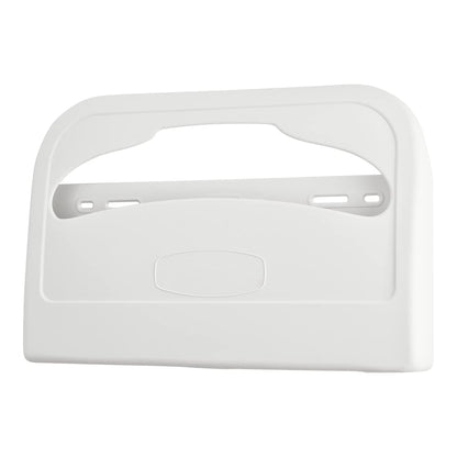 EZbrnd - Dispensador de funda de asiento de inodoro de medio pliegue para uso comercial, baño, oficina, papel de funda de asiento se vende por separado, color blanco, 3100-EZ