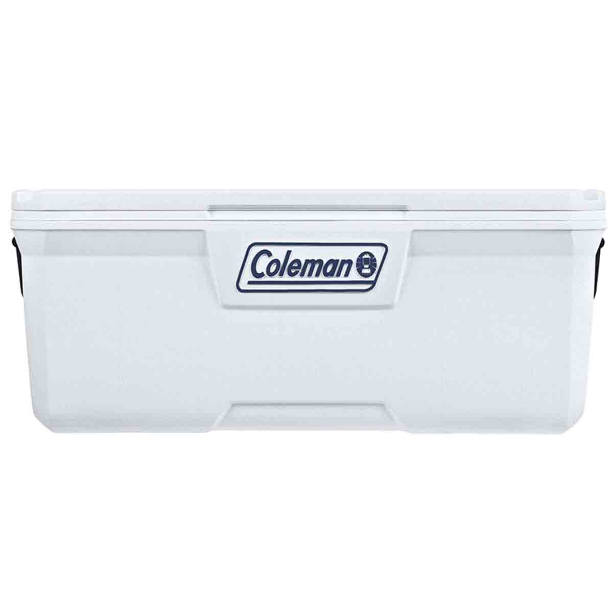 Coleman Hielera 142L 150QT Color Blanco Serie 316 Mantiene el Hielo por Días Construcción Duradera de Fácil Agarre 3000006577