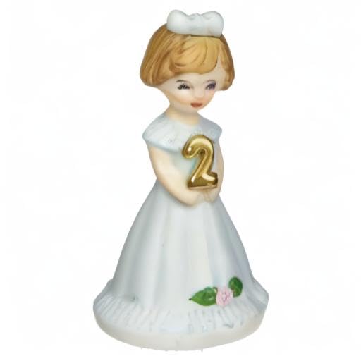 Enesco E9526 Growing up Girls from Brunette Age 2 Figurine 3 IN