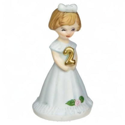 Enesco E9526 Growing up Girls from Brunette Age 2 Figurine 3 IN