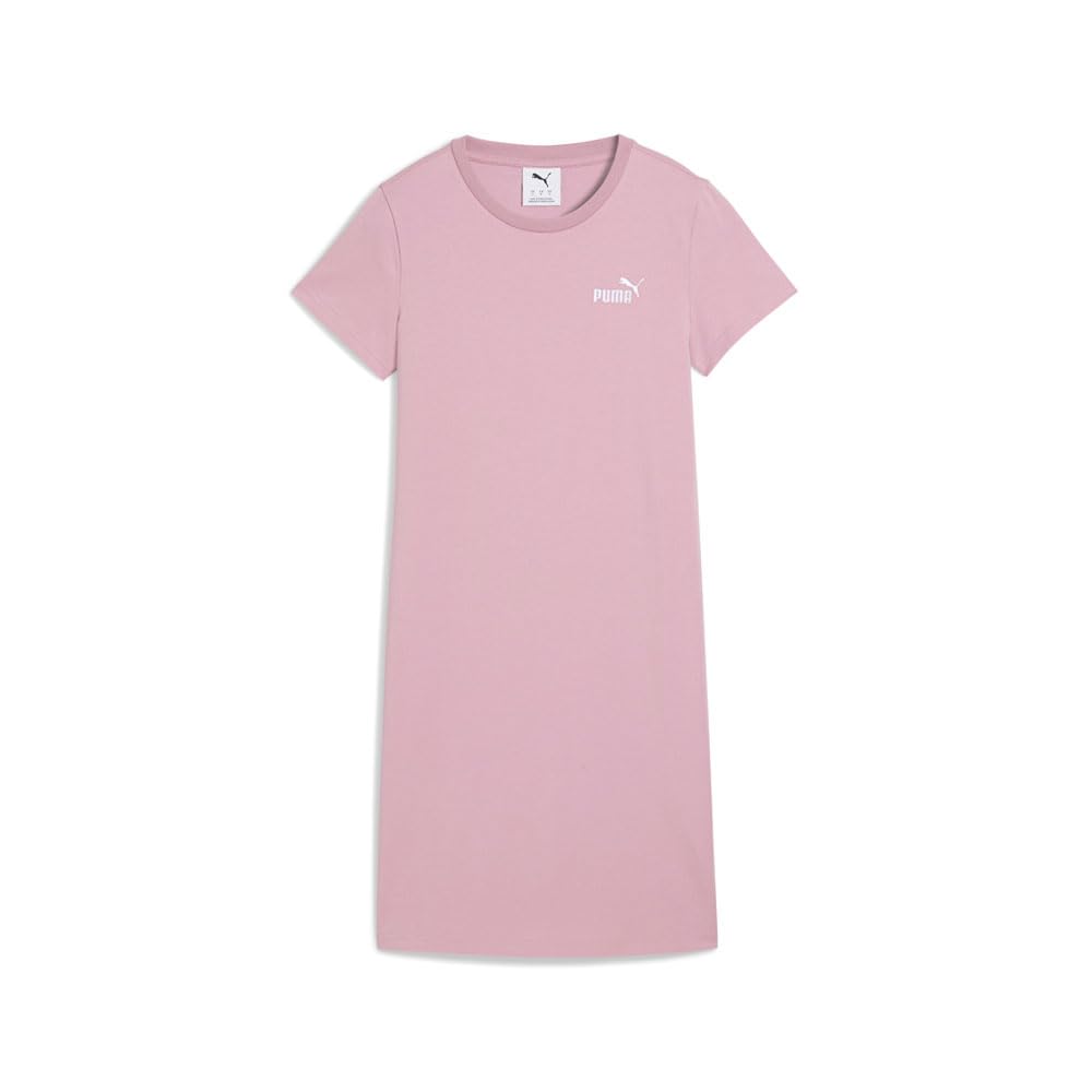 PUMA Essentials Vestido Tipo Playera Slim Fit para Mujer - XL - Poised Pink Ah25