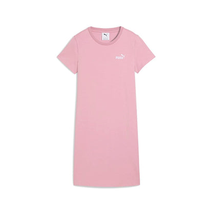PUMA Essentials Vestido Tipo Playera Slim Fit para Mujer - XL - Poised Pink Ah25