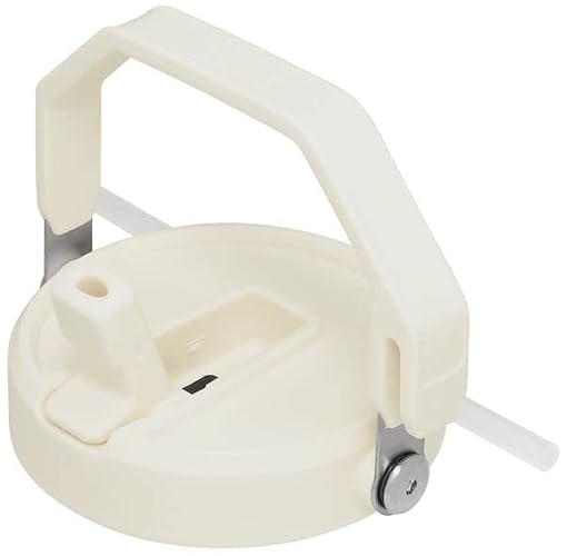 Stanley IceFlow - Jarra de paja abatible con asa de 40 onzas, tapa giratoria y popote abatible, resistente a fugas para viajes y deportes, acero inoxidable aislado, sin BPA, cuarzo rosa