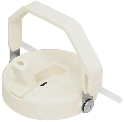 Stanley IceFlow - Jarra de paja abatible con asa de 40 onzas, tapa giratoria y popote abatible, resistente a fugas para viajes y deportes, acero inoxidable aislado, sin BPA, cuarzo rosa