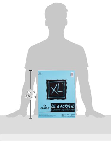 Canson 61.69 kg/ 290 g - Almohadilla acrílica XL, 0, 0, 11" x 14" (28 cm x 35 cm), 1