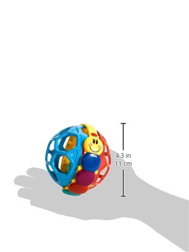 Baby Einstein Bendy Ball - Pelota de Oruga con sonaja para bebé, Flexible, de fácil Agarre, Unisex, a Partir de 3 Meses