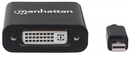 Manhattan AC-6400 Adaptador Displayport Mini M A Dvi-I H Pasivo Bl, Color Pack of/Paquete de 1
