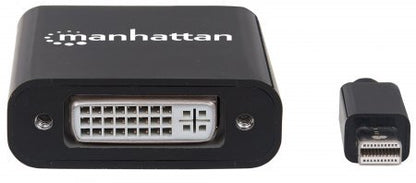 Manhattan AC-6400 Adaptador Displayport Mini M A Dvi-I H Pasivo Bl, Color Pack of/Paquete de 1
