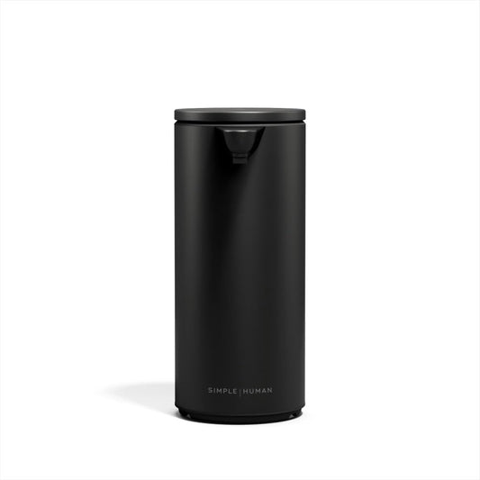 simplehuman Sensor Pump, Dispensador de Jabon Automático Sin Contacto para Cocina, Baño, Dosificación Variable, Válvula Antigoteo IP67, Negro Mate Acero Inoxidable, 266 ml