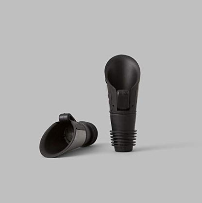 Tapones para vertedor de vino Rabbit (acero inoxidable, juego de 2)