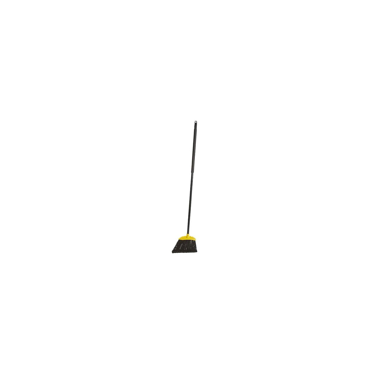 Rubbermaid Commercial Products - Escoba de ángulo de Barrido Jumbo de Superficie Lisa de 10 Pulgadas, Mango de Metal, Negro, para Limpiar áreas difíciles de alcanzar