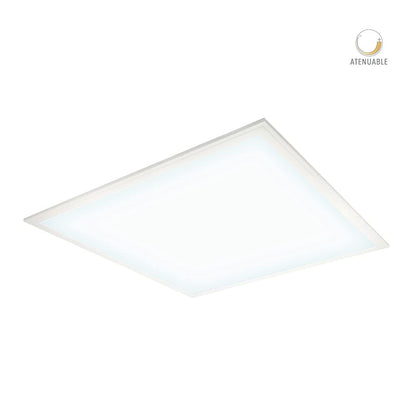 Tecnolite - Panel LED 2x2 Suspendido y Empotrable 40 W, Luz de Día 6500K, Atenuable, Compatible con atenuadores