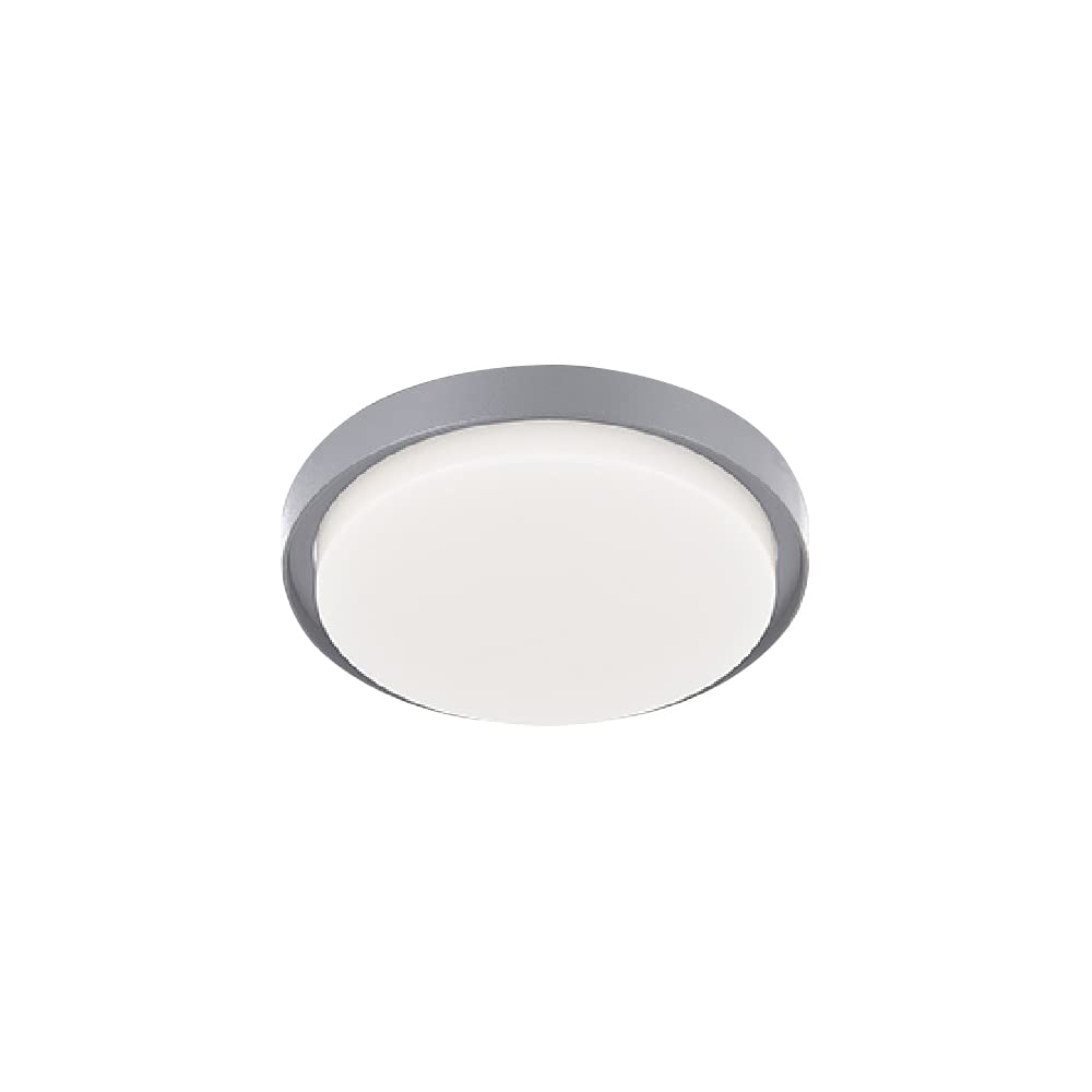 Tecnolite Lámpara Plafón LED 24 W - Luz de Día, IP54, IK05, Lámpara de Techo de Sobreponer Redonda, LED integrado
