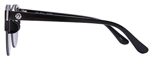 Avalon anteojos de sol para mujer, negro, humo
