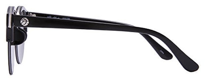 Avalon anteojos de sol para mujer, negro, humo