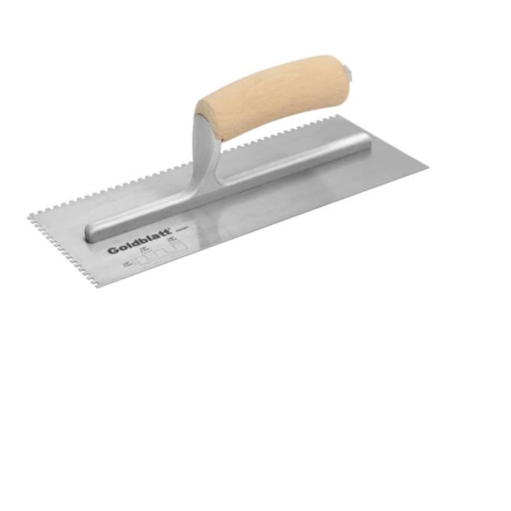 Goldblatt Trowel Pro Paleta Cuadrada de Acero al Carbono 28 x 4,5 Pulgadas