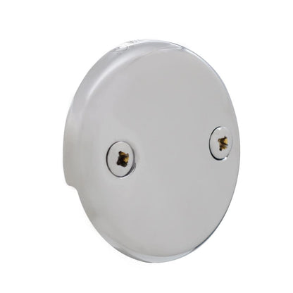 Westbrass Conjunto Residuos Baño Desbordamiento Y593244CP | Cromo Pulido, 1 paquete, tubos polieste blancos, conexiones junta deslizante