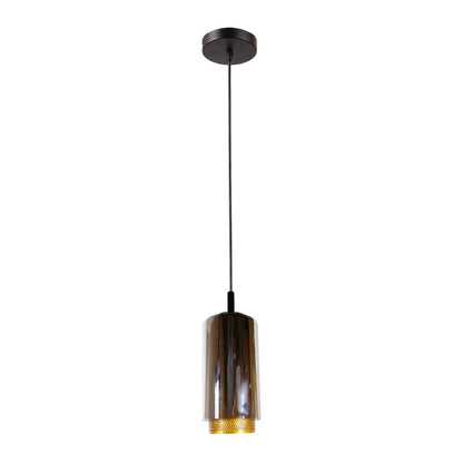 Tecnolite Lámpara Colgante de Cristal 1.50 m de Altura, Potencia Máx. 60 W, 1 Base E27, No incluye foco