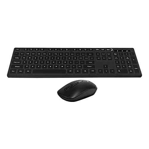 Kit inalámbrico de Teclado Multimedia y Mouse Serie Mono Chromatic 18-8379