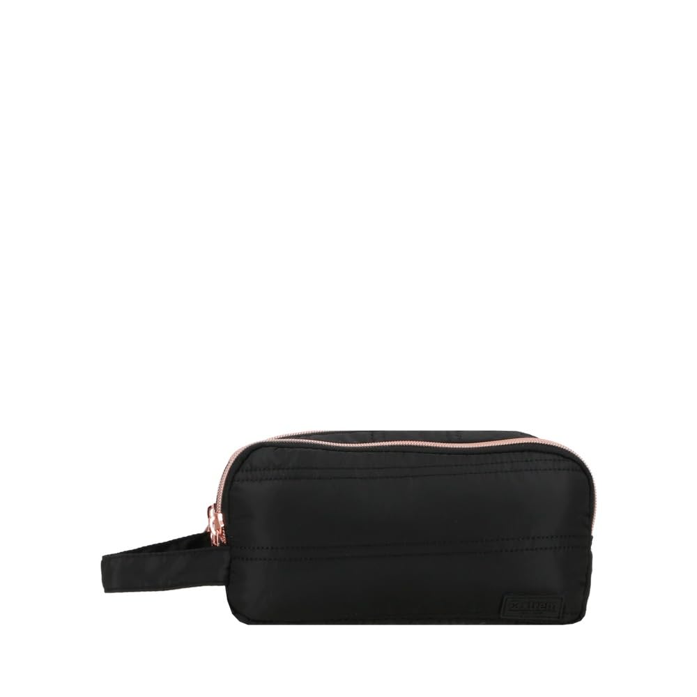 Xtrem University+ Cartuchera Escolar de Gran Capacidad - Tamaño grande - BLACK - ROSE GOLD
