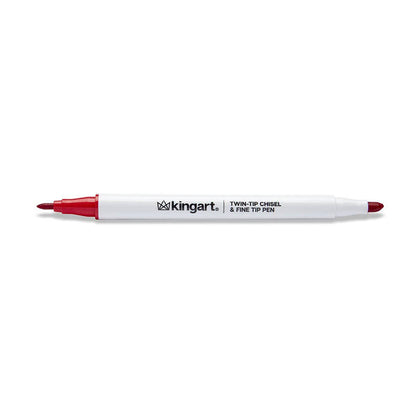 KINGART - Marcadores de doble punta para cincel y fino, 36 piezas (408-36)
