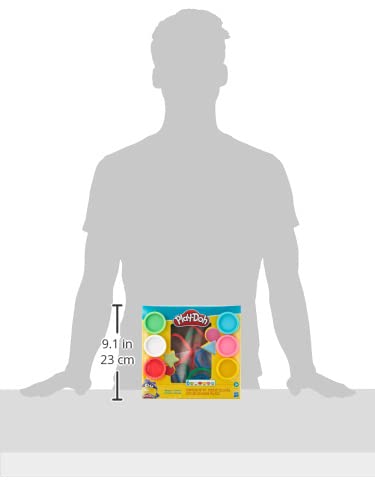 Play-Doh Formas Kit de Manualidades con 6 Latas de Compuesto, Cortadores y Accesorios para Niños Creativos a partir de 3 Años