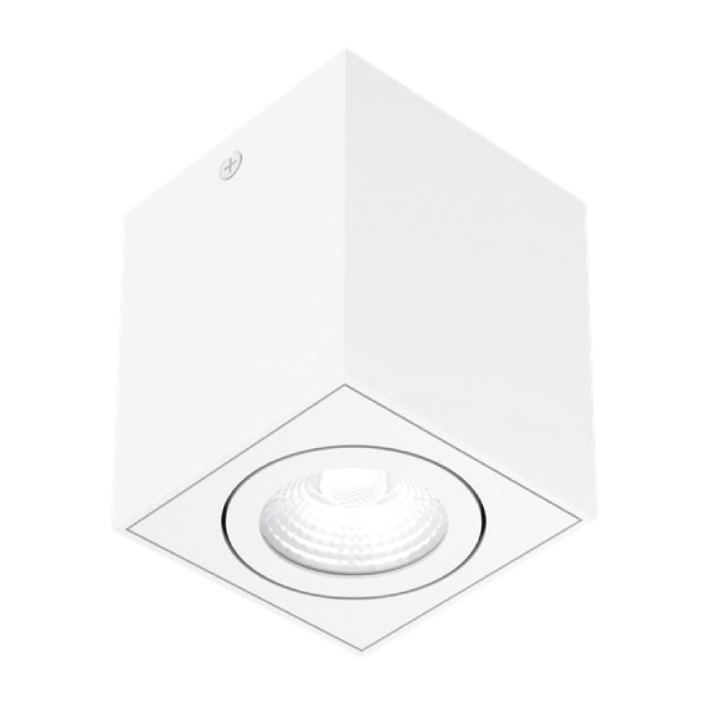 Tecnolite Lámpara de interior Spot LED para sobreponer, 10 W, Luz suave cálida