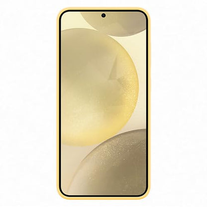 Samsung Funda Galaxy S24+ Color: Amarillo, Silicone Cover