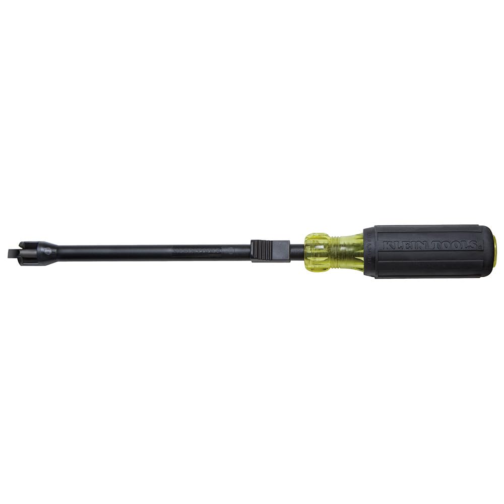Klein Tools 32216 Destornillador con Mango Cushion-Grip, Sujeta el Tornillo - 1 - 4-Inch Slotted