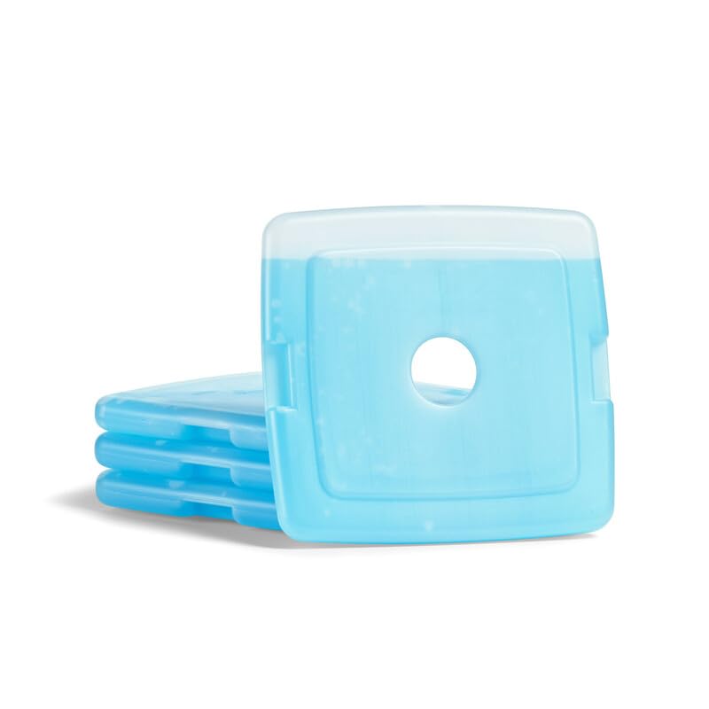 Cool Coolers by Fit + Bolsas de Hielo Delgadas Frescas, Reutilizables y de Larga duración, Bolsas frías para loncheras, Bolsas de Hielo para Bolsas de Almuerzo
