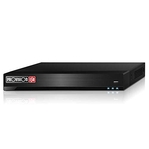 Provision ISR Grabador-Mini-IP, Stand-Alone, 8 Canales, 8MP-at-25fps-Tiempo-Real, H.265, 1DD8TB, Alarma-8-Ent-4 Sal, Audio-2vias, Analiticos-Avanzados + Reconocimiento Facial. Conexón-RJ45