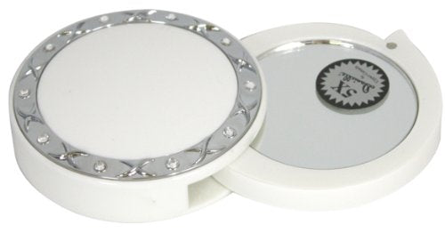 Danielle Swivel Compact USB Óptico 800DPI Negro mouse, Blanco