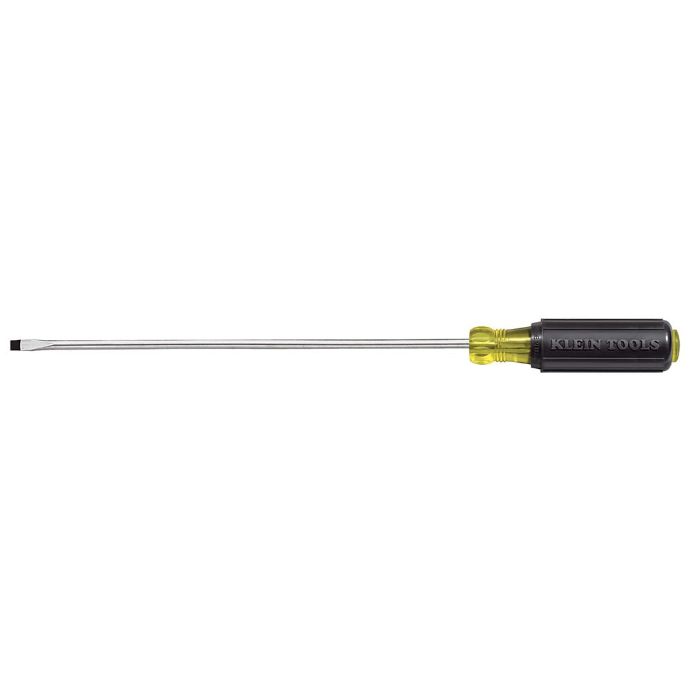 Klein Tools 608-6 Screwdriver, Mini Cushion-Grip, 1/8" Cabinet Tip x 6"