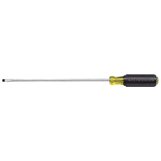 Klein Tools 608-6 Screwdriver, Mini Cushion-Grip, 1/8" Cabinet Tip x 6"