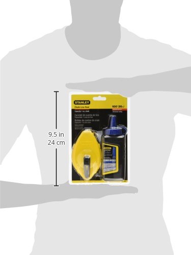 STANLEY 47-442 Juego de Tiralíneas 100 pies + Tiza azul 4 oz