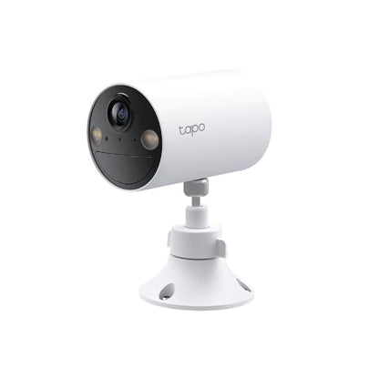 TP-Link Tapo Cámara Wi-Fi de Seguridad Exterior con batería de 180 días, 3MP, Visión Nocturna Full-Color, Funciona con Panel Solar. TC82