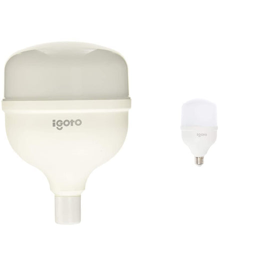 Igoto F10550 Foco De LED, 50W Luz Fría Multivoltaje + F10520 Foco led T80, 20W, Luz Fría
