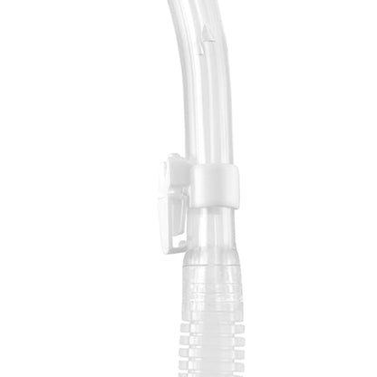 Cressi Tubo de Buceo para Adultos con protección contra Salpicaduras y válvula Superior - Supernova Dry: diseñado en Italia