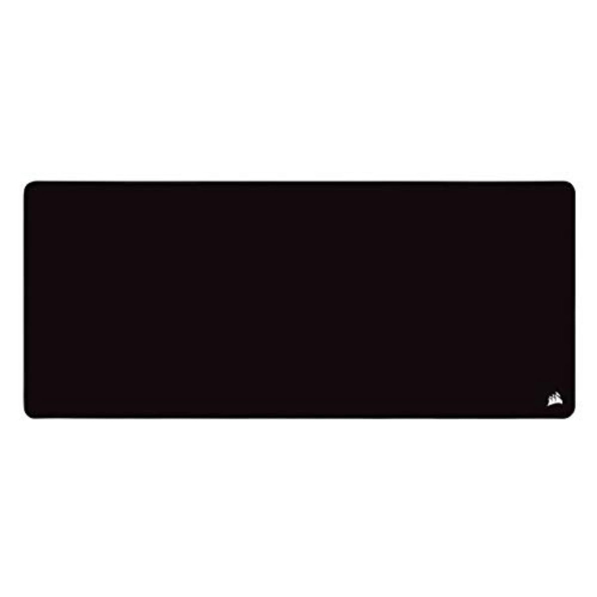 Corsair MM350 Pro Alfombrilla Tela a Prueba de Derrames para Juegos, Superficie 93 cm x 40 cm, Microtejido, Goma Afelpada Gruesa 4 mm, Base Goma Texturizada Antideslizante, Extendido XL – Negro