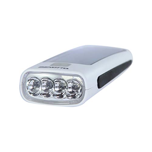 Benotto Luz Delantera USB Solar Recargable 2xFunciones 17 lúmenes 4 Led JY-377