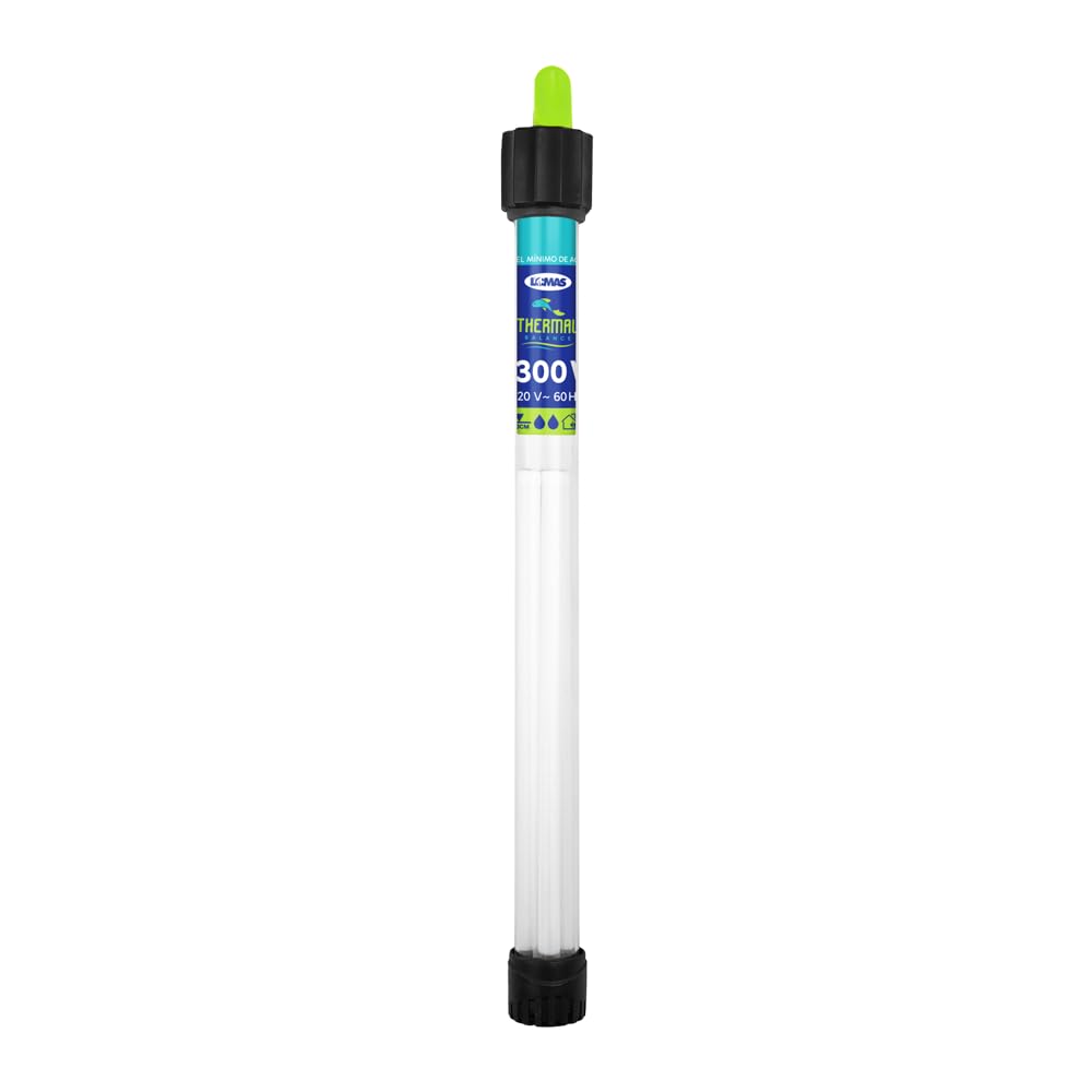 Lomas Calentador Sumergible para Acuario con Termostato, Thermal Balance, 300W
