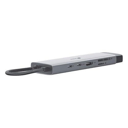 Hub USB-C TP-Link 9 en 1, HDMI 4K 60Hz, PD 100W, Ethernet Gigabit, SD/microSD, Puertos USB-C 5Gbps y 3× USB-A, Plug & Play, Compatible con MacOS, Windows, iOS, Android, ChromeOS (UH9120C)