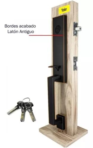 Yale MX89584 Gatillo Portofino Alta Seguridad Llave-Llave, Bronce Antiguo