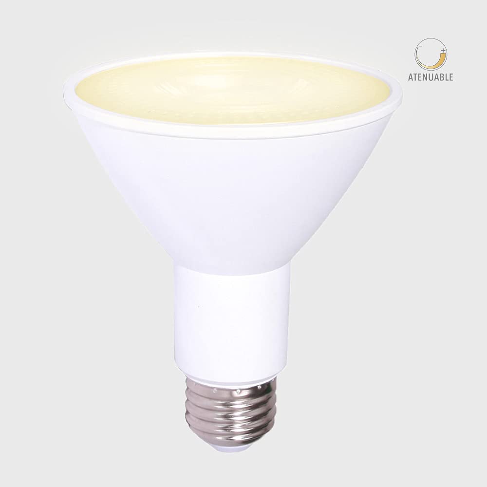Tecnolite - Foco PAR30 LED 10 W, Luz Cálida Brillante, Base E27, Atenuable