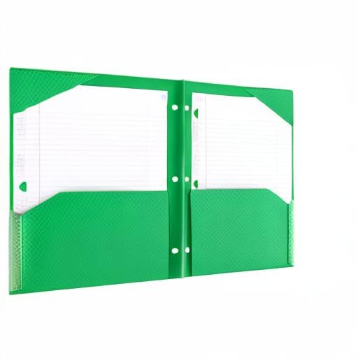 Five Star DuraShield - Carpetas de plástico antimicrobianas de 2 bolsillos, paquete de 4, capacidad para 11 x 8-1/2 pulgadas, el color puede variar (330010)